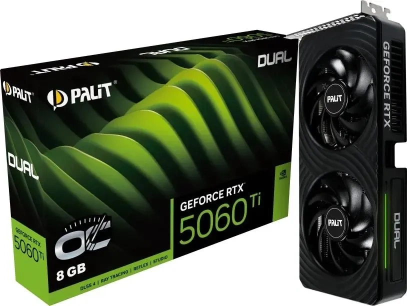 Видеокарта Palit GeForce RTX 5060 Ti Dual 8GB GDDR7 128 bit PCIe 5.0. Фото 5