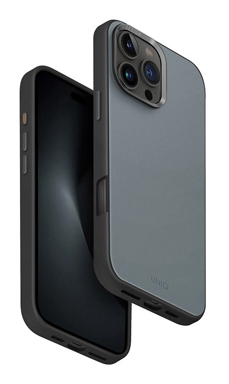 Накладка Uniq Lyden DS Washed (MagSafe) для iPhone 16 Pro, Blue/Black (IP6.3P(2024)-LDSWBLUBLK). Фото 1