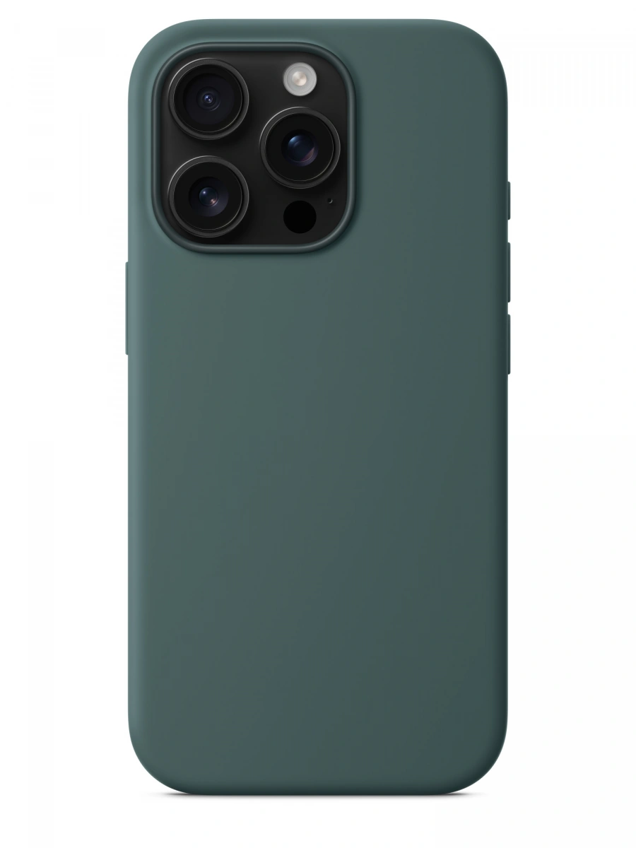 Накладка для iPhone 16 Pro Silicone Case With MagSafe, Lake Green. Фото 4