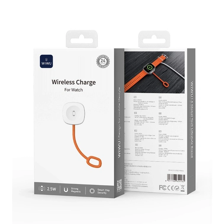 Беспроводное зарядное устройство Wiwu Coin Watch Charger для Apple Watch Wi-M23. Фото 6