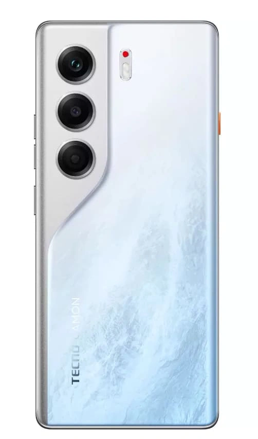 Смартфон TECNO CAMON 40 Pro 5G 8/256Gb Glacier White (CM7). Фото 2