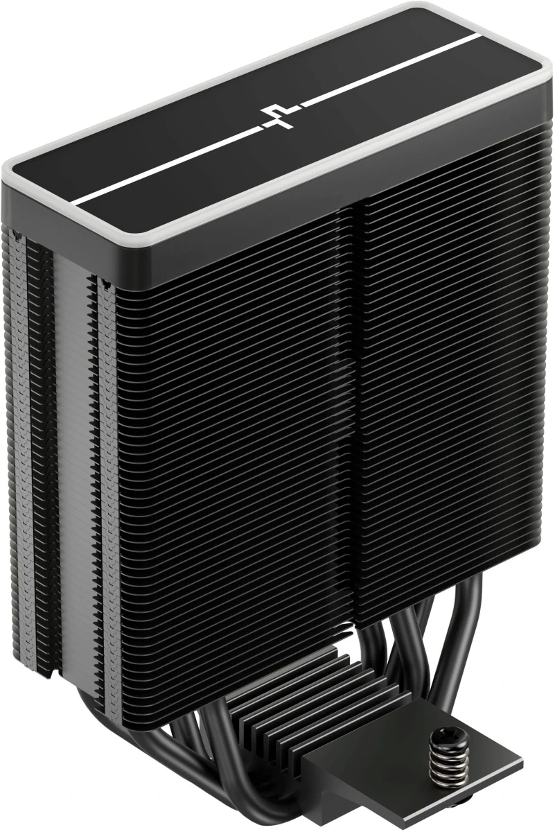 Кулер для процессора DeepCool AG400 BK ARGB V2, Чёрный (R-AG400-BKAMMN-GJD). Фото 7