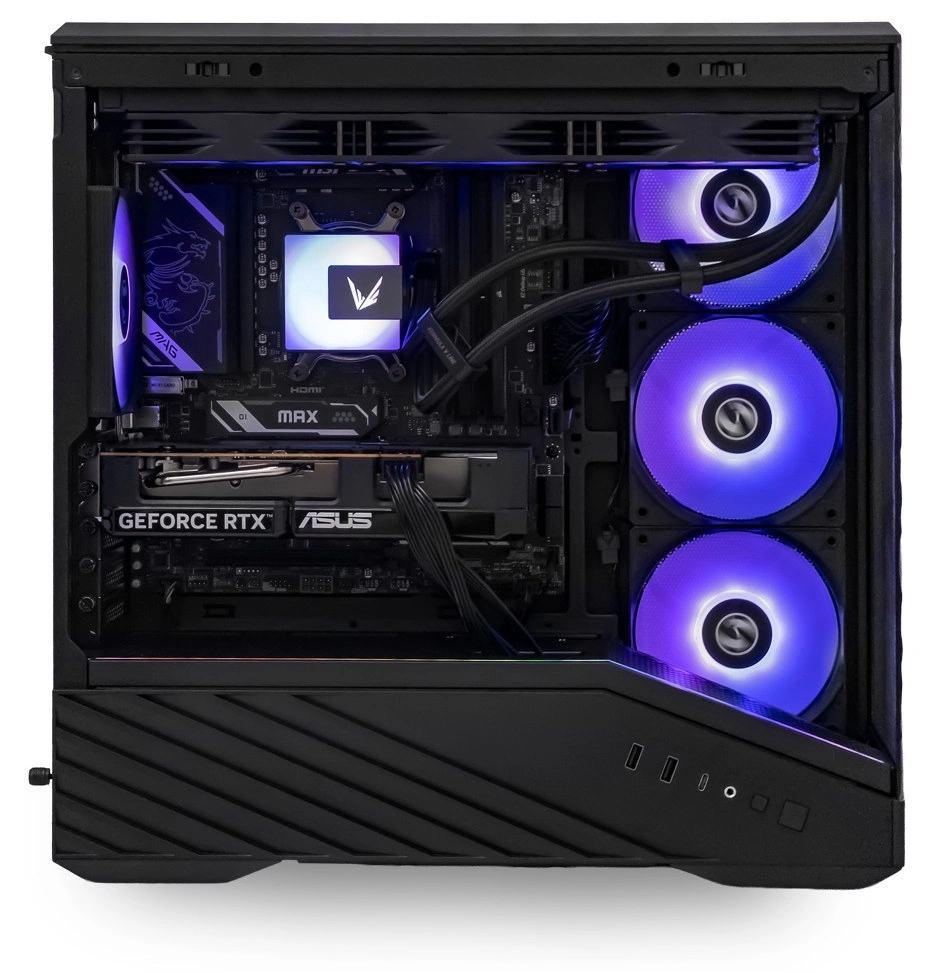 Системный блок CORE X (V100 MINI Ryzen 5 7500F, 32Гб DDR5, RTX5060 Ti, SSD 1Тб M.2, MSI B850M, 550Вт). Фото 2