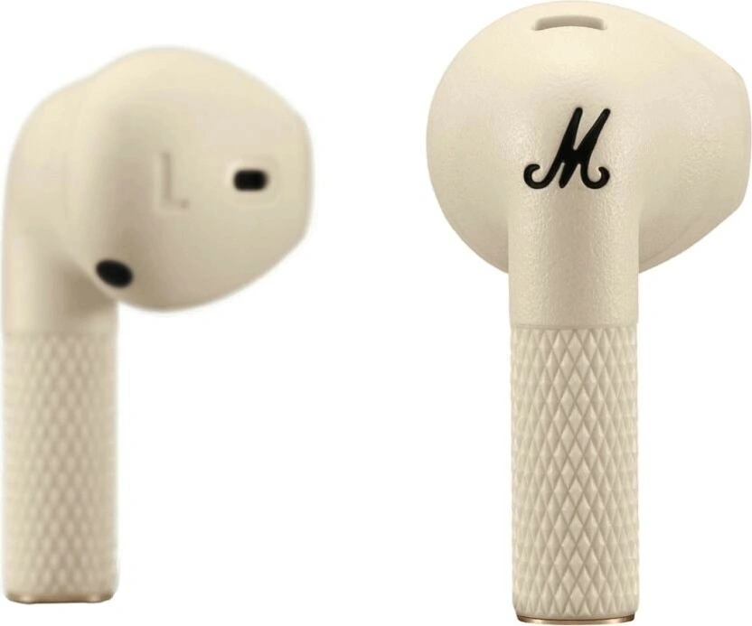 Беспроводные наушники Marshall Minor III, Кремовые. Фото 2