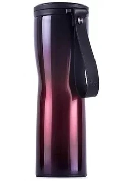 Термокружка Kiss Kiss Fish Moka Coffee Tumbler 430ml SP-U45CW Violet. Фото 1