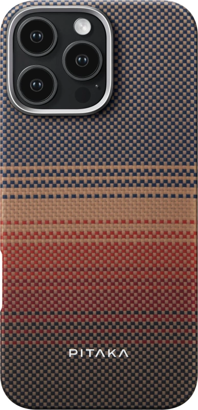Накладка Pitaka для iPhone 16 Pro Max Tactive Woven case, Sunset (KI1601SUM). Фото 1