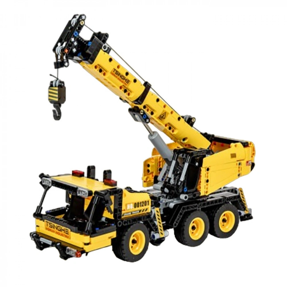 Конструктор ONEBOT Engineering Crane 716 деталей, Yellow (OBGCD56AIQI). Фото 1