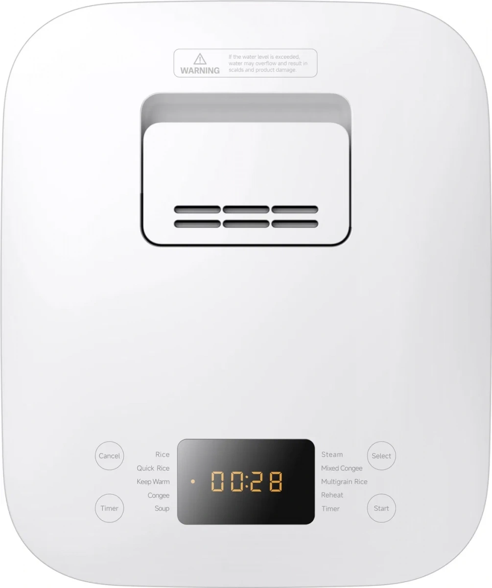 Рисоварка-мультиварка Xiaomi Multifunctional Rice Cooker 4L, White (MFB090-1). Фото 3