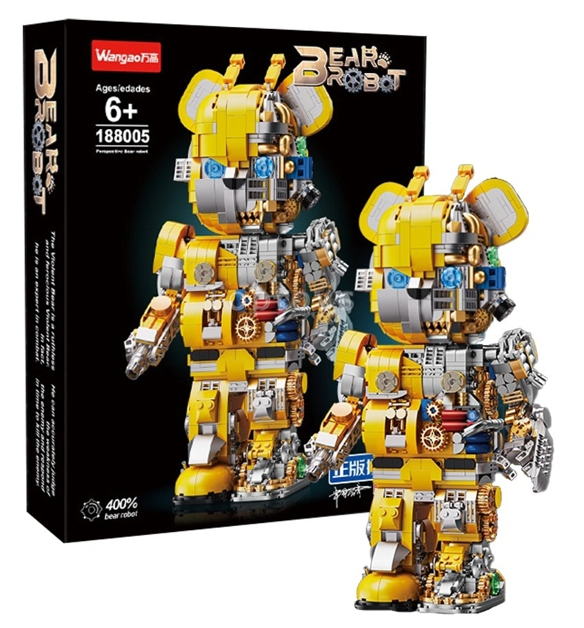 Конструктор Wangao 188005. Bumblebee Mechanical Bear Robot,1961 деталей. Фото 1