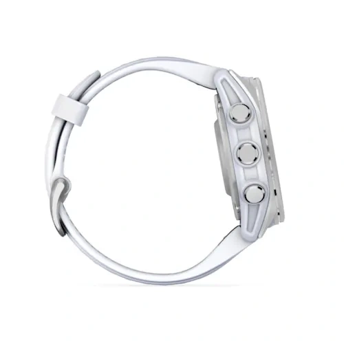 Умные часы Garmin Fenix 8 43mm, Amoled, Silver with Whitestone Silicone Band (010-02903-06). Фото 4