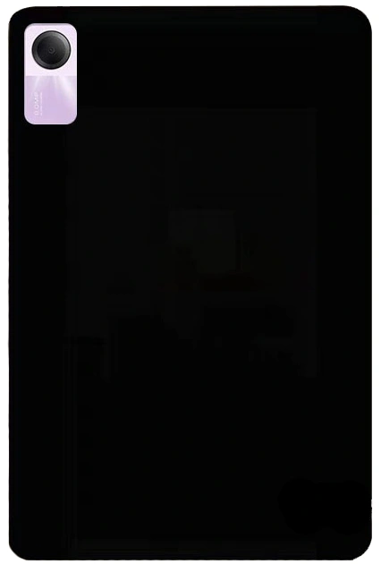 Накладка для Redmi Pad SE, силиконовая, Чёрная. Фото 1