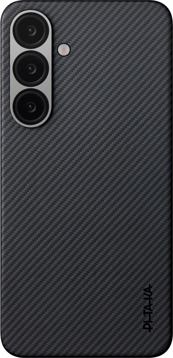 Накладка Pitaka Ultra-Slim для Samsung Galaxy S25, Black/Gray (KS2501). Фото 1