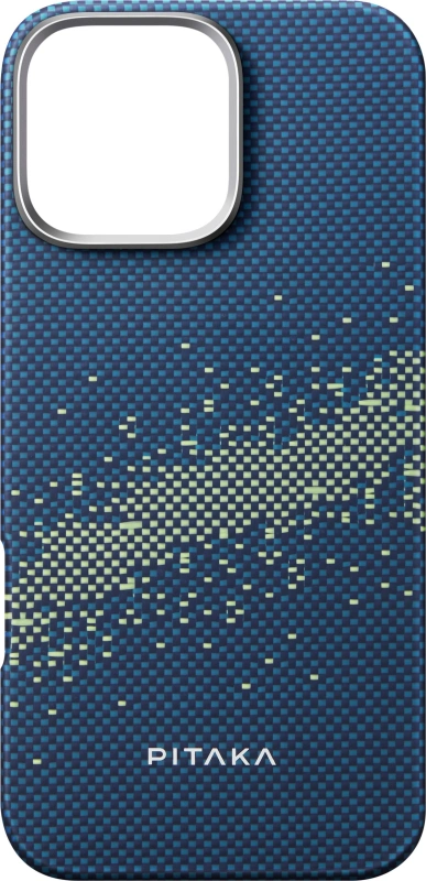 Накладка Pitaka для iPhone 16 Pro Max StarPeak Tactile Woven, Milky Way Galaxy (KI1602PMYG). Фото 2