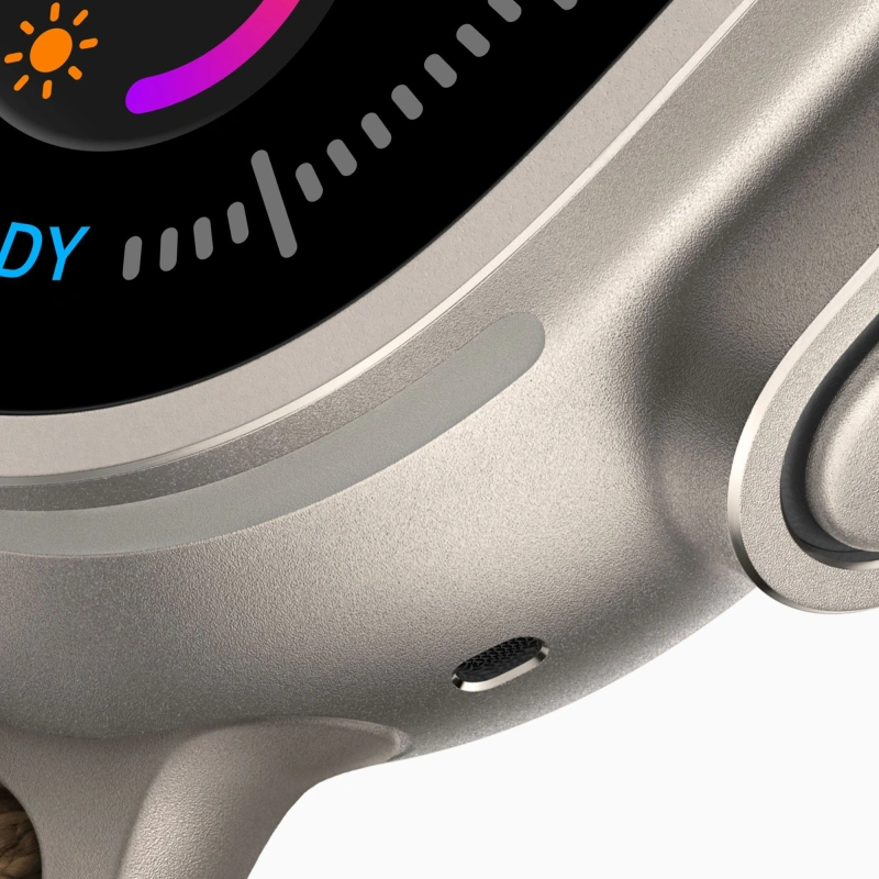 Умные часы Apple Watch Ultra 4 (2026) GPS+Cellular 49мм, Натуральный титановый корпус, ремешок "Пустынная альпийская петля" размер L 165-210 мм (MJAG4). Фото 4