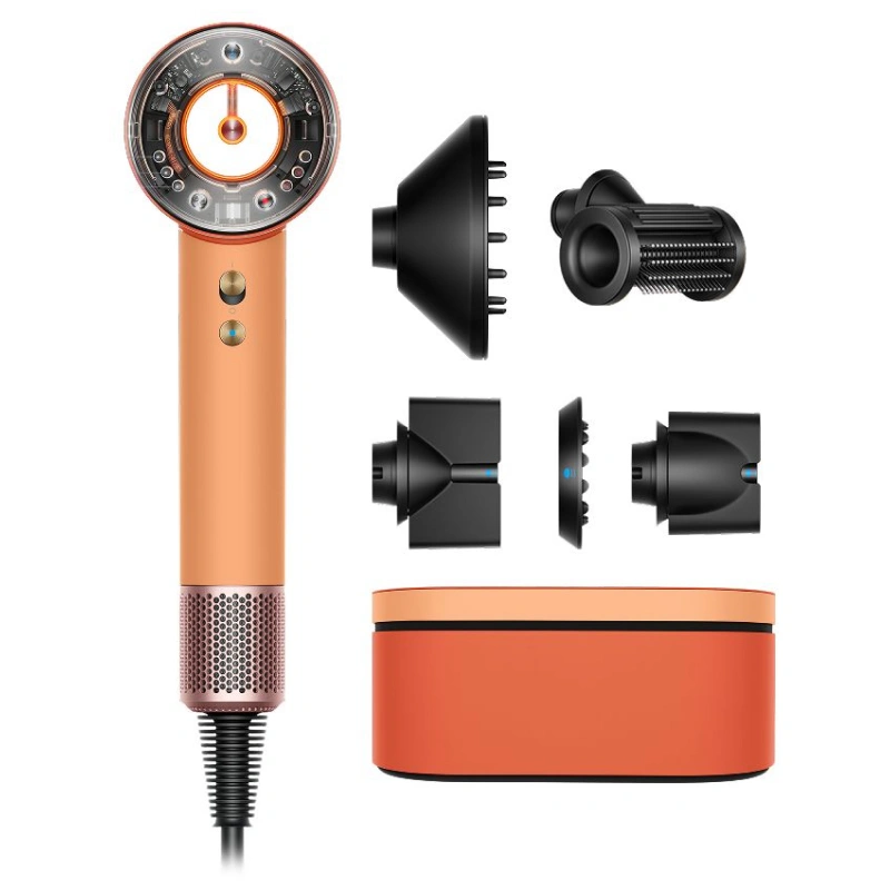 Фен Dyson Supersonic Nural HD16, Абрикосовая керамика/Топаз (Подарочный кейс для хранения). Фото 1