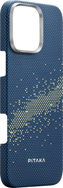 Накладка Pitaka для iPhone 16 Pro Max StarPeak Tactile Woven, Milky Way Galaxy (KI1602PMYG). Фото 4
