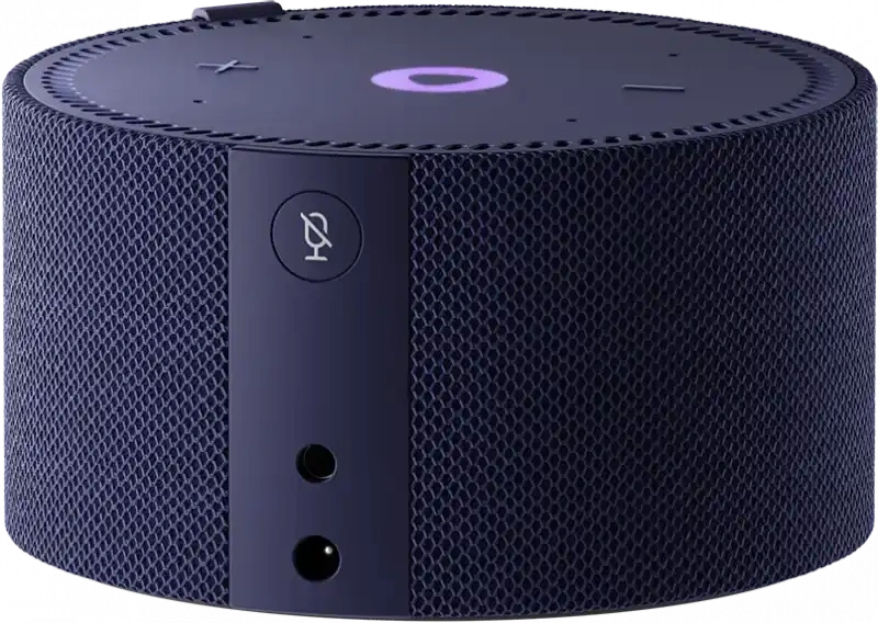 Умная колонка Яндекс Станция Мини с часами YNDX-00020B, Синий сапфир. Фото 3