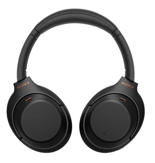 Беспроводные наушники Sony WH-1000XM4/B с шумоподавлением, Чёрные. Фото 3