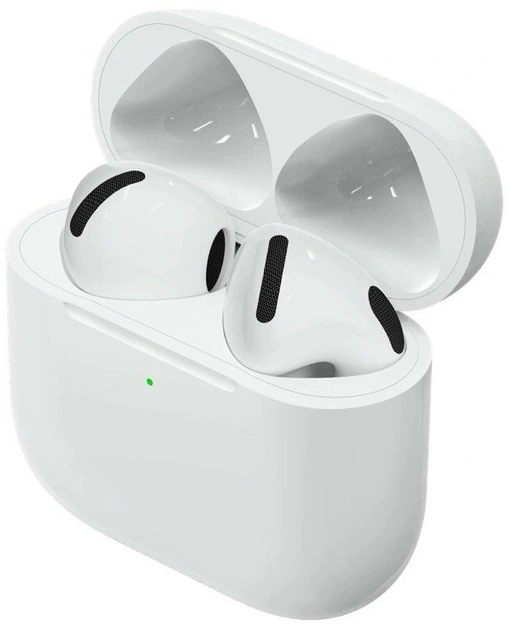 Беспроводные наушники Wiwu Airbuds 3 GT (Type-C Version), Белые. Фото 2