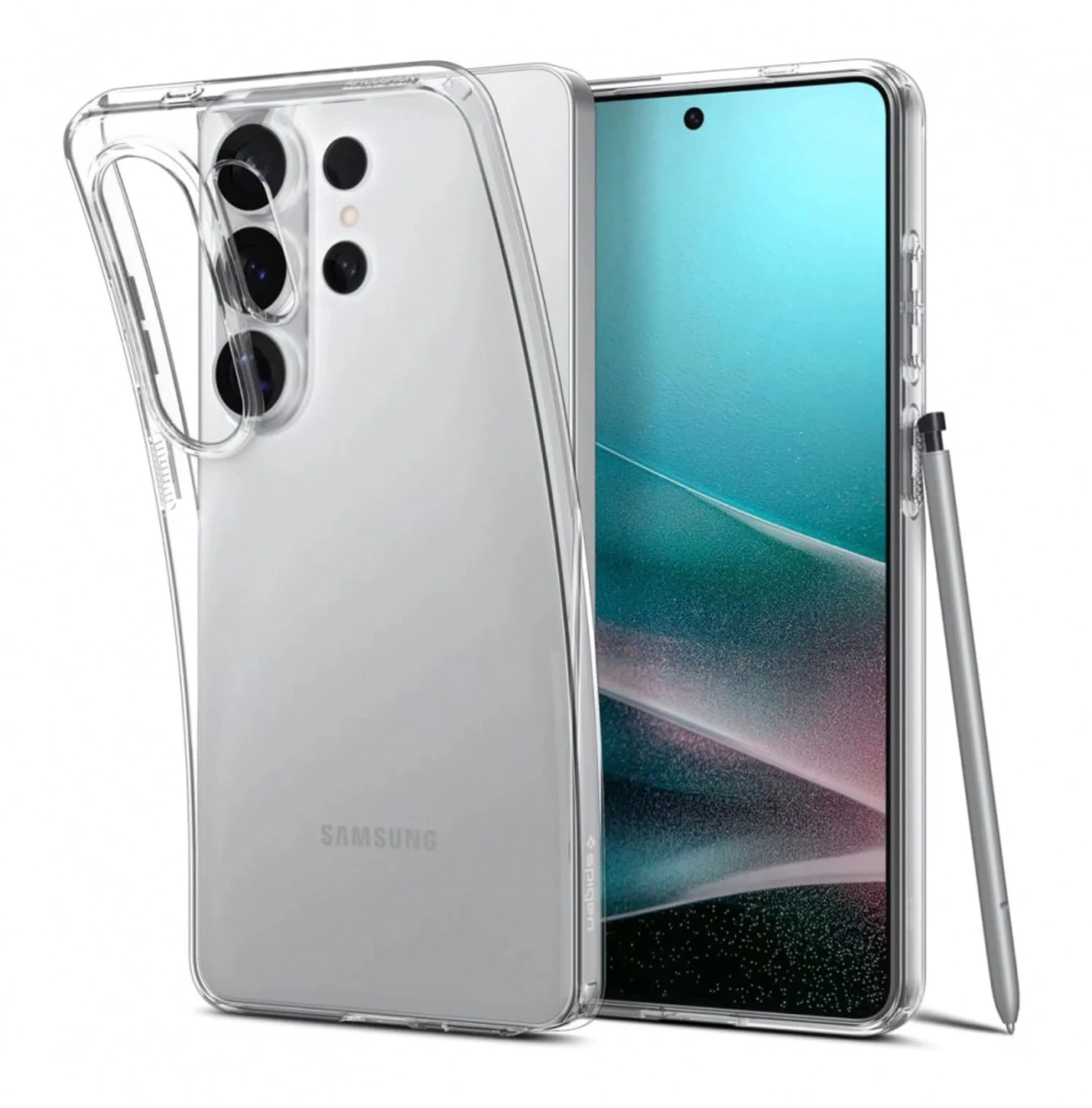 Накладка Spigen Liquid Crystal для Samsung Galaxy S26 Ultra, Кристально прозрачный (ACS10671). Фото 1