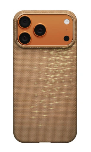 Накладка Pitaka Ultra Slim Case для iPhone 17 Pro Max, Golden Glint (KI1707AG). Фото 1