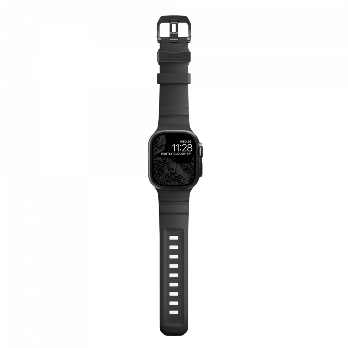 Ремешок Nomad Rocky Point Band для Apple Watch 42/44/45/49мм, Black/Storm (NM014803858). Фото 5