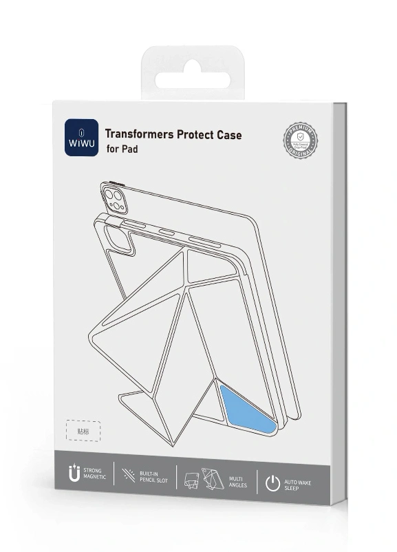 Чехол Wiwu Transformers Protect Case для iPad Air 11(2025)/ Air 10.9"(2022), Серый (JD-106). Фото 5