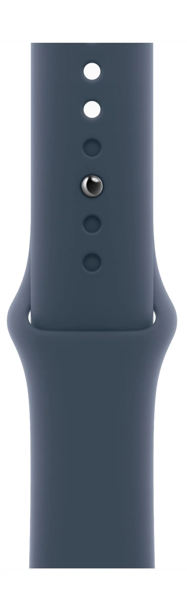 Apple Watch SE 2023, 40 мм, алюминий цвета "сияющая звезда", Storm Blue Sport Band, размер M/L (MRTQ3). Фото 3