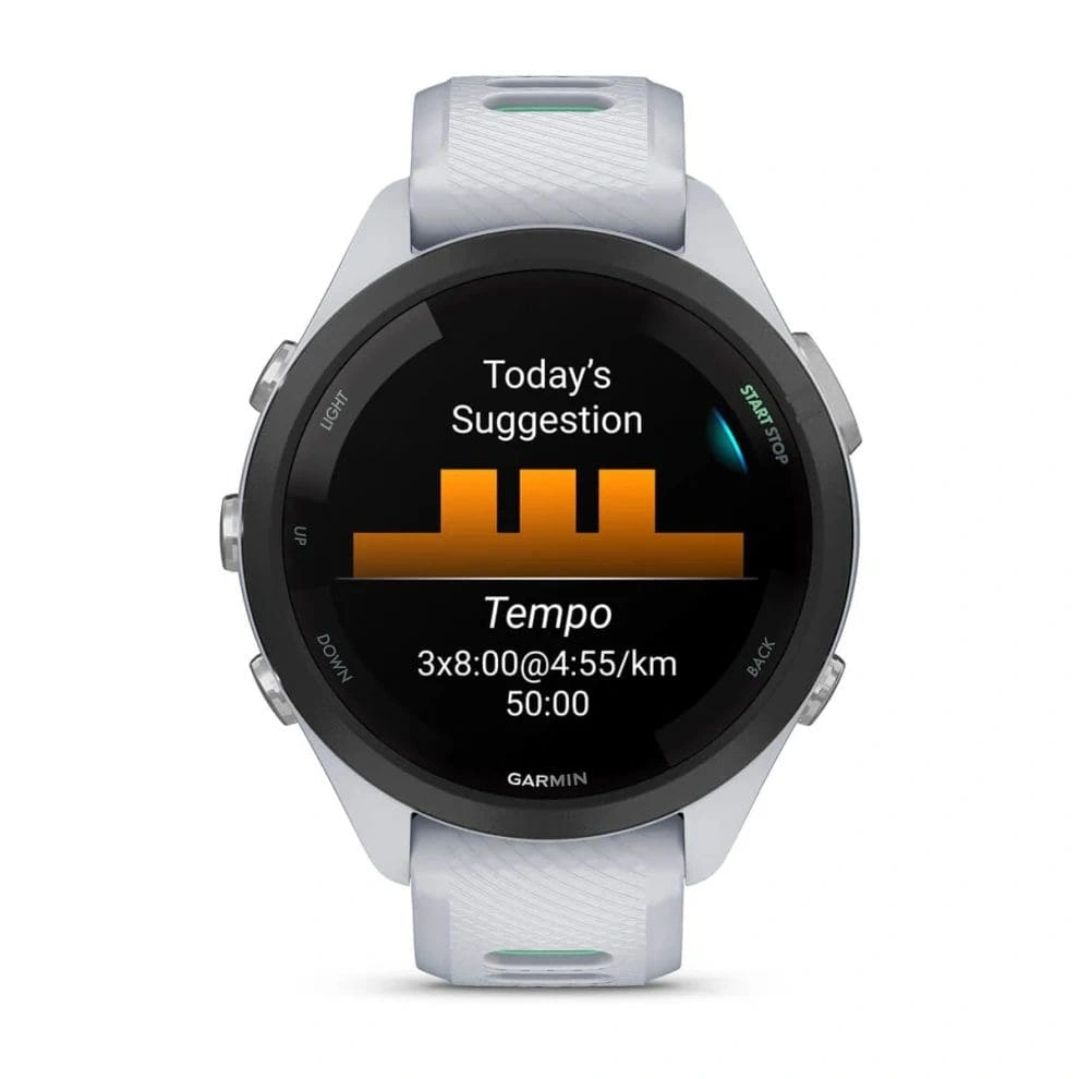 Умные часы Garmin Forerunner 265s Amoled Music White. Фото 2