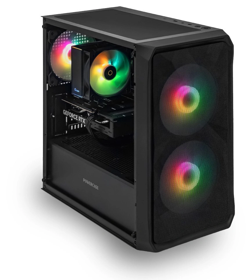 Системный блок CORE S (SM04 Intel Core i3-12100, 16Гб DDR4, RTX5060, SSD 512Гб M.2, Gigabyte H610M-K, 650Вт). Фото 3