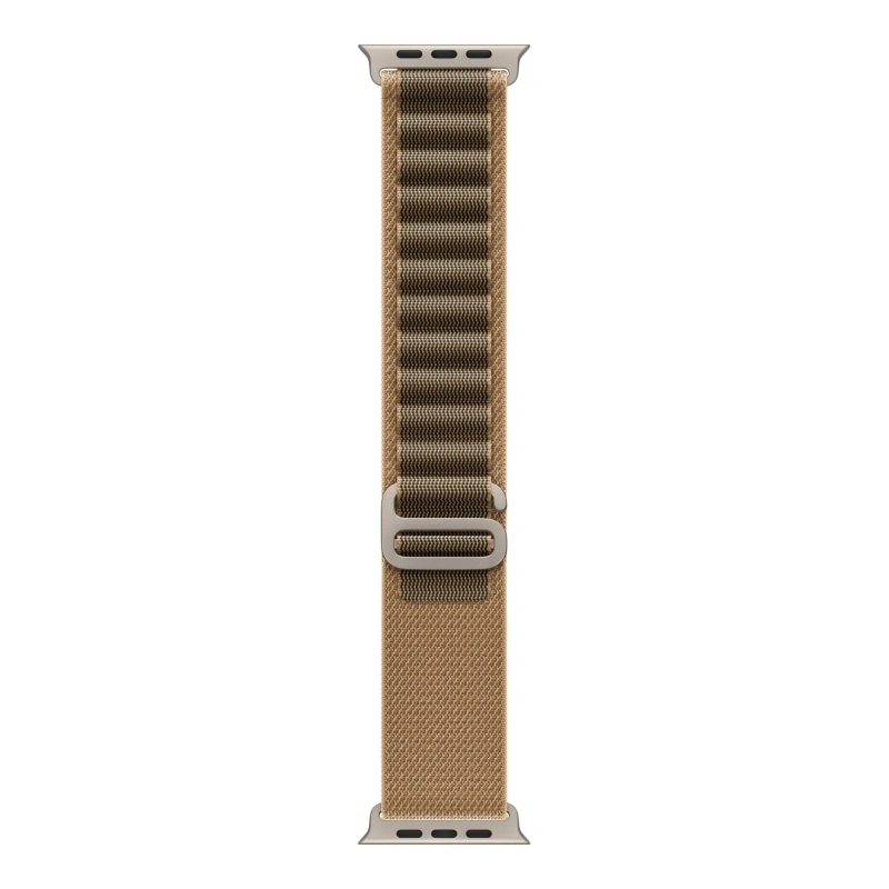 Умные часы Apple Watch Ultra 4 (2026) GPS+Cellular 49мм, Натуральный титановый корпус, ремешок "Пустынная альпийская петля" размер L 165-210 мм (MJAG4). Фото 3