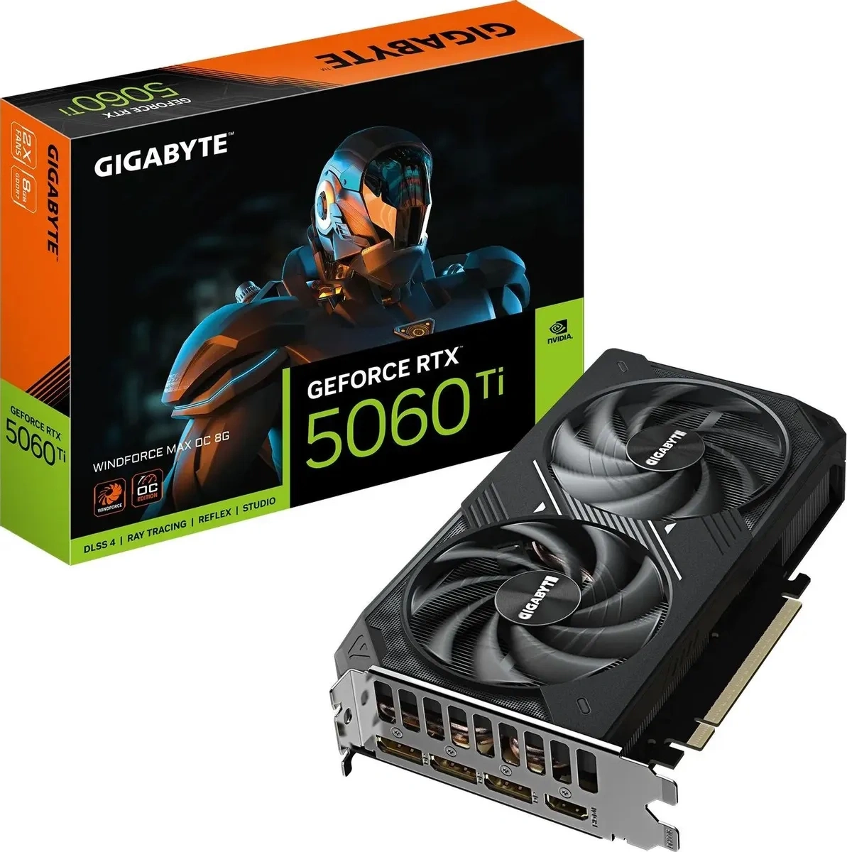 Видеокарта Gigabyte GeForce RTX 5060 Ti WINDFORCE MAX 8GB GDDR7 128 bit PCIe 5.0. Фото 9