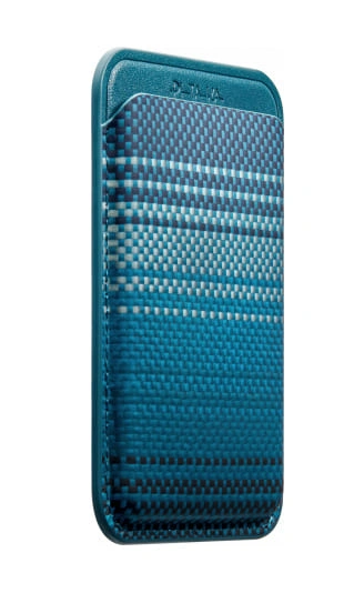 Магнитный бумажник Pitaka MagSafe Woven Wallet, Лунный восход (MWW2403). Фото 4