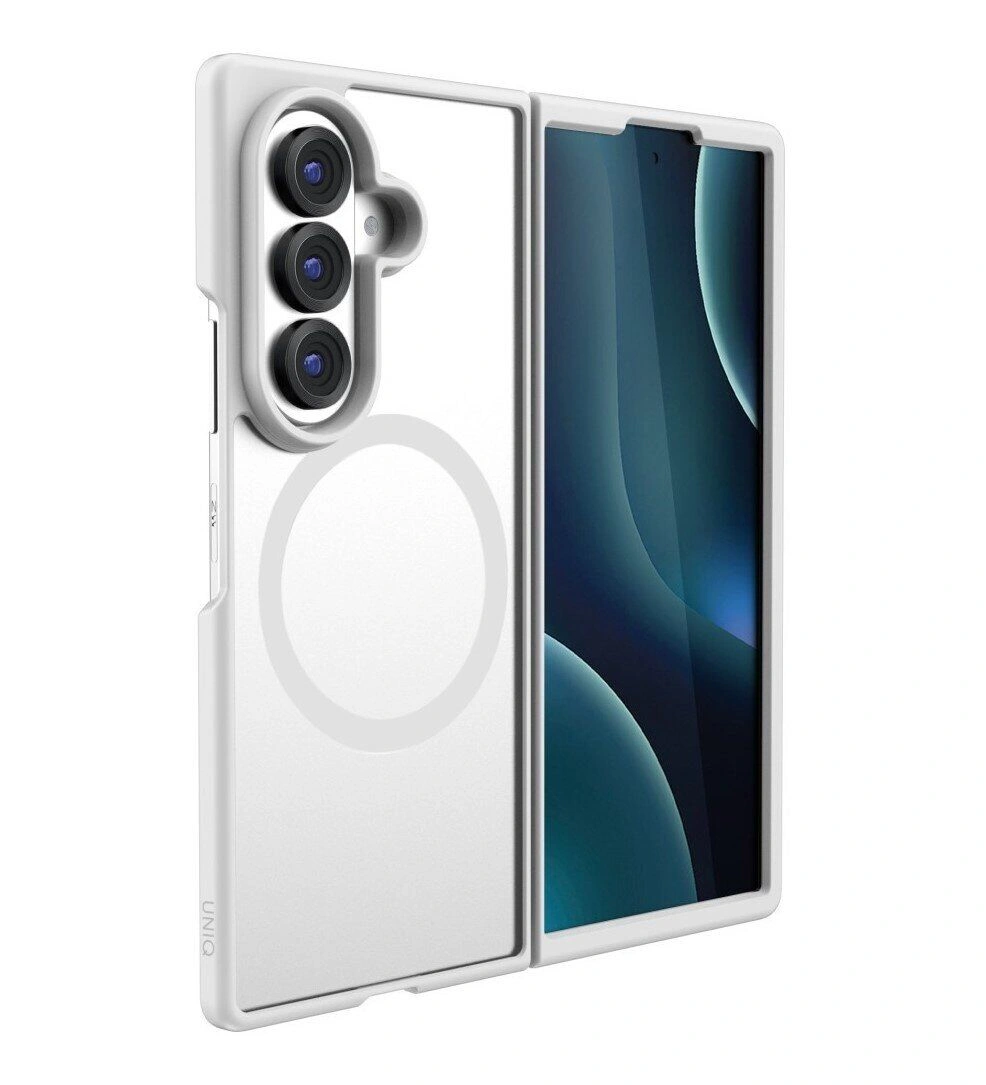 Чехол Uniq Veren (MagSafe) для Samsung Galaxy Z Fold8 Ultra, Chalk Frost (GZFOLD8-VERNAFMCFST). Фото 1