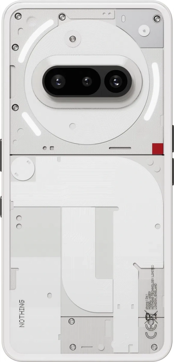 Смартфон Nothing Phone (3A) 8/128Gb, White. Фото 2