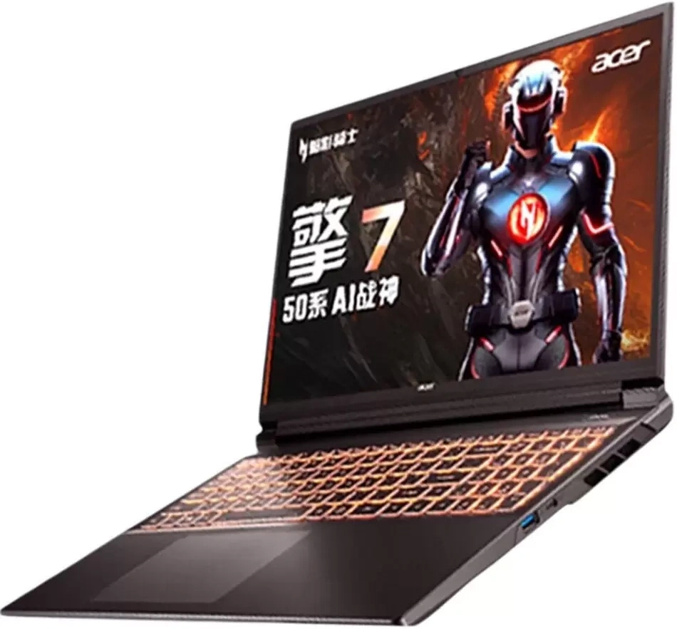Ноутбук Acer Shadow Knight, Чёрный (N25JC4) (16", Intel Core i7-14650HX, 16 Гб, 1 Тб SSD, GeForce RTX 5060, Windows 11). Фото 2
