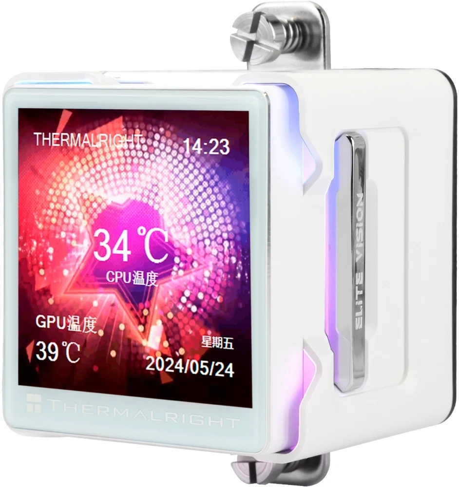 Система охлаждения Thermalright Elite Vision 360 ARGB, Белый (E-VISION-360-WH-ARGB). Фото 6