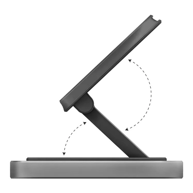 Беспроводное зарядное устройство EnergEA Bazic GoMag Station 3-in-1 (with Apple watch charger) 15W, Black (GM-STN-BLK). Фото 7