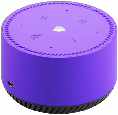 Умная колонка Яндекс.Станция Лайт, Ультрафиолет (YNDX-00025P). Фото 2