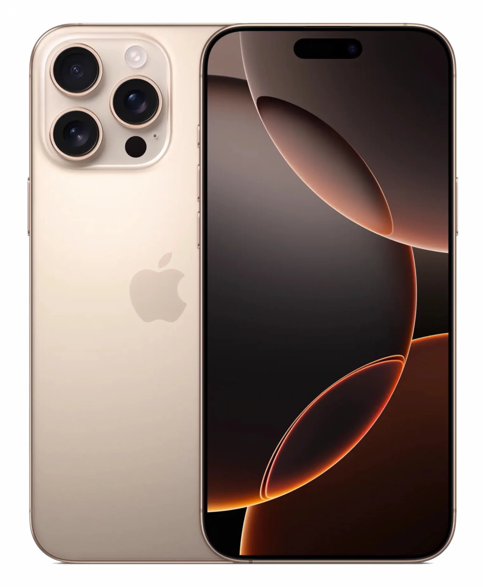 Смартфон Apple iPhone 16 Pro 128Gb Desert Titanium (eSIM+SIM) (Без RuStore) (Уцененный товар). Фото 1