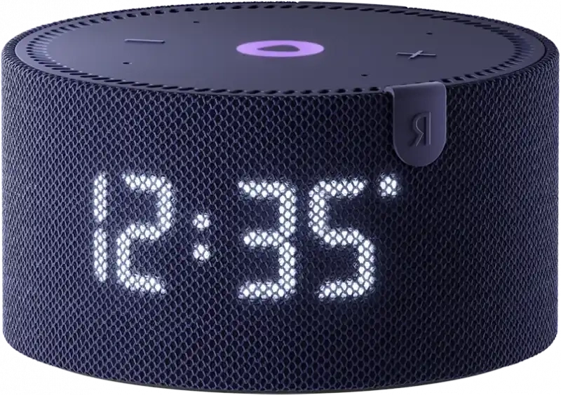 Умная колонка Яндекс Станция Мини с часами YNDX-00020B, Синий сапфир. Фото 1