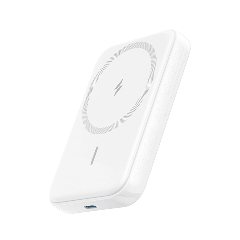 Внешний аккумулятор Anker 321 Magnetic Battery MagGo 5000 mAh, Белый (A1616). Фото 1