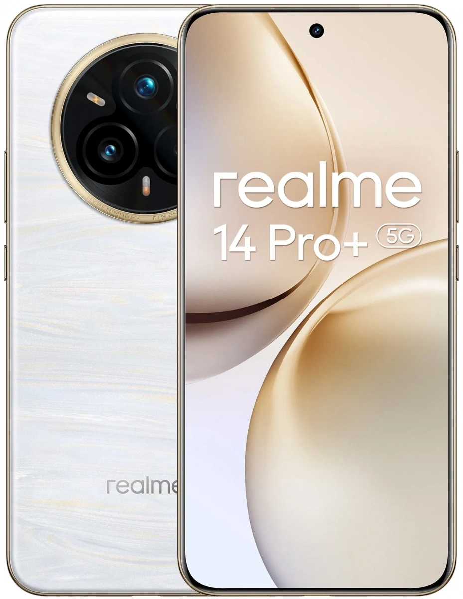 Смартфон Realme 14 Pro Plus 5G 8/256Gb Pearl White. Фото 1