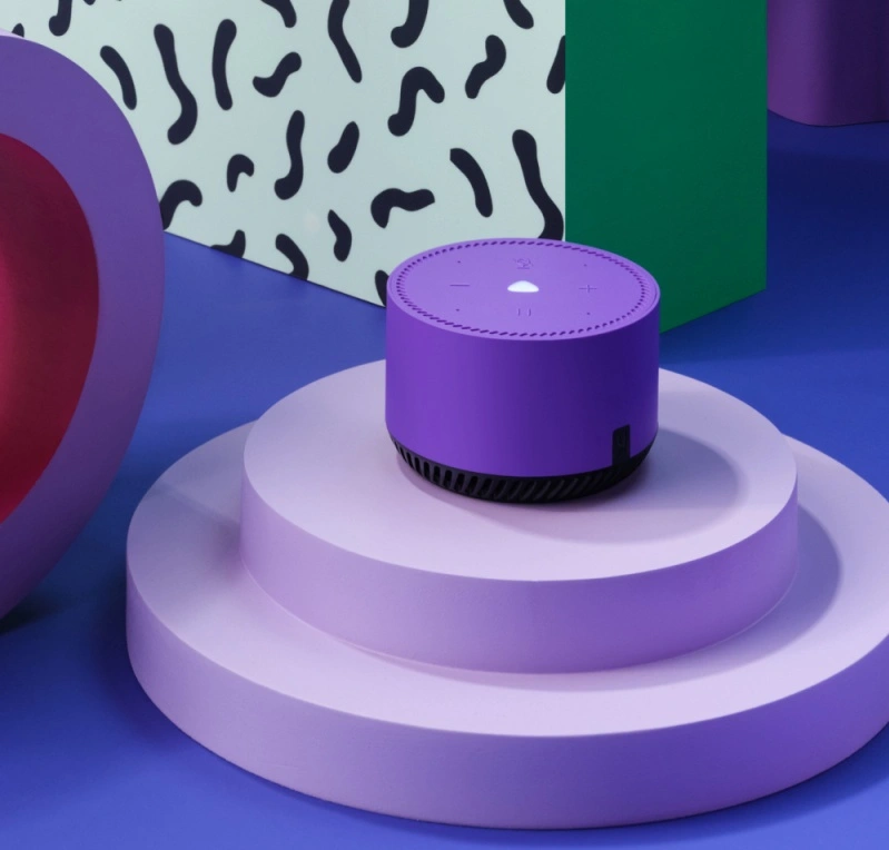 Умная колонка Яндекс.Станция Лайт, Ультрафиолет (YNDX-00025P). Фото 7