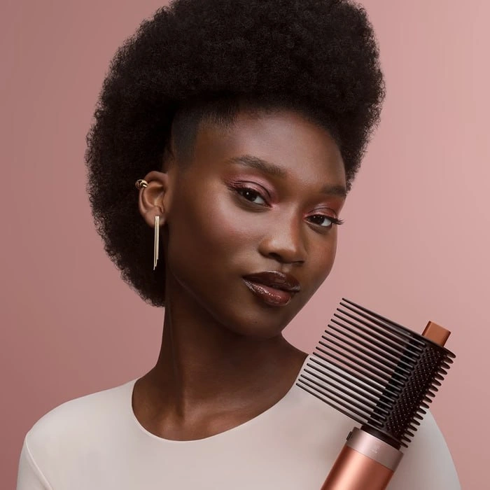 Стайлер для волос Dyson AirWrap HS09 Co-anda 2x (Curly+Coily), Янтарный шелк (Подарочный кейс для хранения). Фото 3