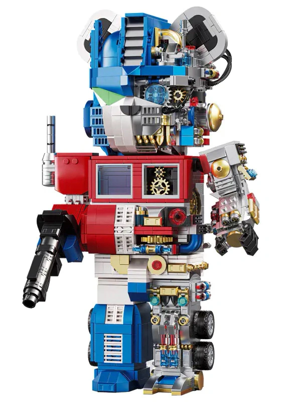 Конструктор Wangao BearBrick 188003: Оптимус Прайм, 1807 деталей. Фото 2