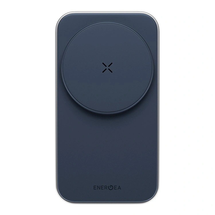 Беспроводное зарядное устройство EnergEA Bazic GoMag Trio PLUS 3in1 magnetic wireless foldable charger Qi2 22.5W, Blue (MAG-TRIOPLUS-BLU). Фото 2