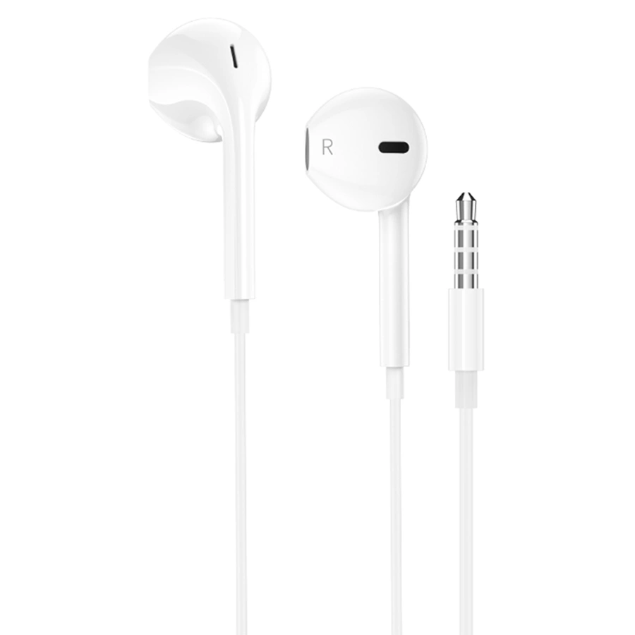 Наушники Hoco M101 Crystal, Jack 3.5mm, 1.2 m, White. Фото 2