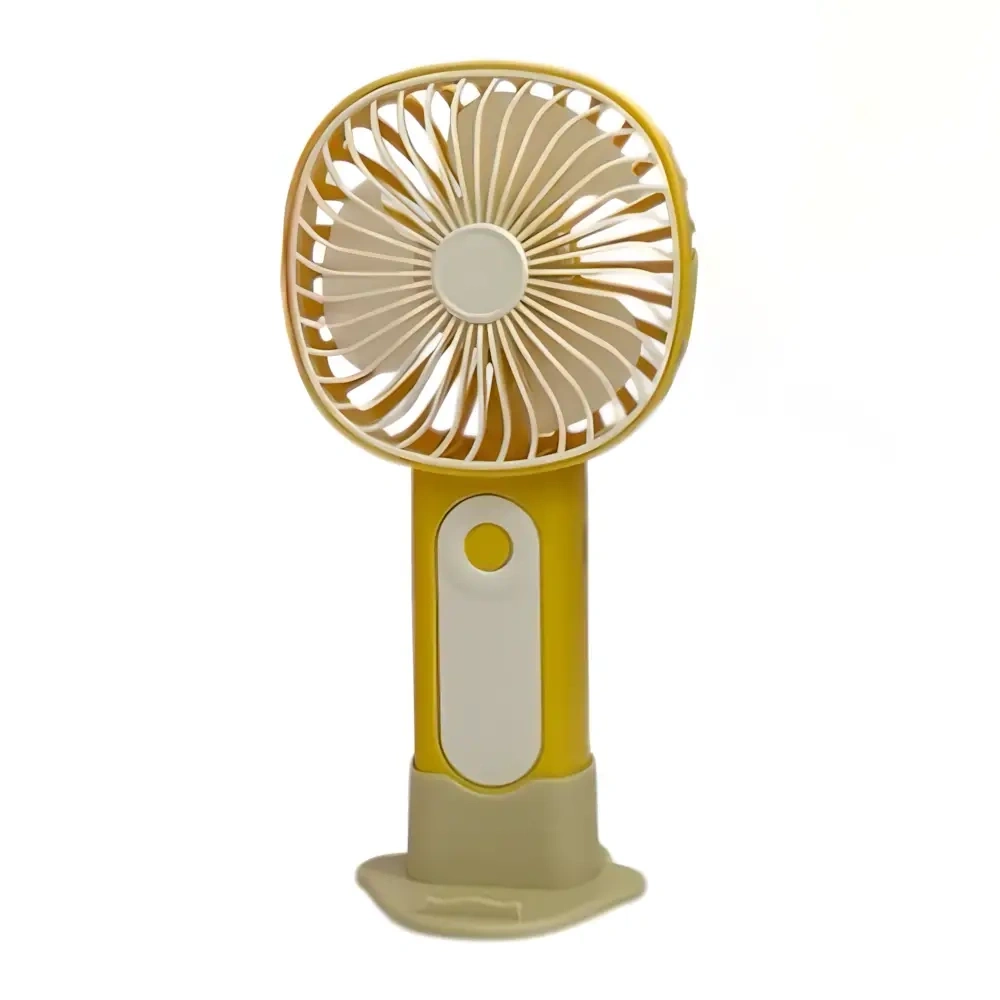 Ручной вентилятор Mini Fan 777-01, Жёлтый. Фото 1