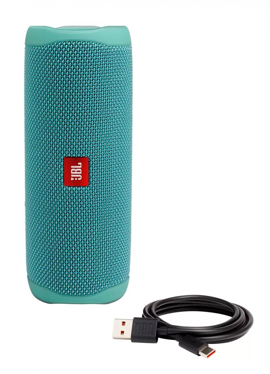 Беспроводная акустика JBL Flip 5, Teal (JBLFLIP5TEAL). Фото 5